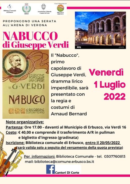 Immagine Evento Serata all’Arena di Verona: Nabucco